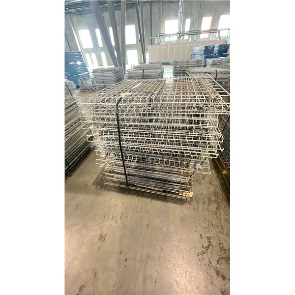 PALLET RACKING MESH DECK SHELVING (43 PCS.) - APPROX. 46" X 43"