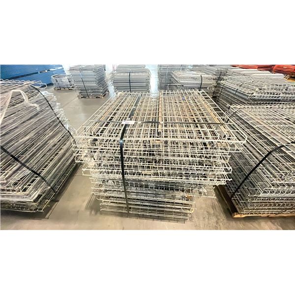 PALLET RACKING MESH DECK SHELVING (40 PCS.) - APPROX. 46" X 43"