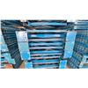 Image 2 : BLUE PALLET RACKING UPRIGHTS (7 PCS.) - APPROX. 24'H X 42"W WITH 8" X 8"