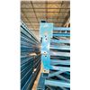 Image 3 : BLUE PALLET RACKING UPRIGHTS (7 PCS.) - APPROX. 24'H X 42"W WITH 8" X 8"