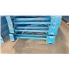 Image 2 : BLUE PALLET RACKING UPRIGHTS (6 PCS.) - APPROX. 24'H X 42"W WITH 8" X 8"