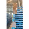 Image 3 : BLUE PALLET RACKING UPRIGHTS (7 PCS.) - APPROX. 24'H X 42"W WITH ASSORTED SIZE  BASES