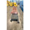Image 2 : PALLET RACKING SIDE RAILS - APPROX. (30) 8' X 4" ORANGE AND (12) 12' X 7" BLUE