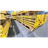 Image 2 : YELLOW PALLET RACKING 8FT (4") SIDE RAILS (40 PCS.)