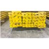 Image 2 : YELLOW PALLET RACKING 8FT (4") SIDE RAILS (30 PCS.)