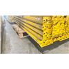 Image 3 : YELLOW PALLET RACKING 8FT (4") SIDE RAILS (30 PCS.)