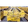 Image 2 : YELLOW PALLET RACKING 8FT (4") SIDE RAILS (33 PCS.)