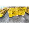 Image 2 : YELLOW PALLET RACKING 8FT (4") SIDE RAILS (56 PCS.)