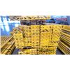 Image 3 : YELLOW PALLET RACKING 8FT (4") SIDE RAILS (49 PCS.)