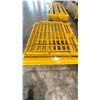 Image 3 : YELLOW SECURE STORAGE CAGE WITH LOCKING DOOR - APPROX 6FT X 7FT
