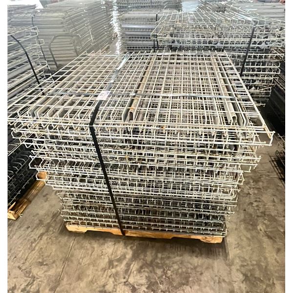 PALLET RACKING MESH DECK SHELVING (38 PCS.) - APPROX. 46" X 43"