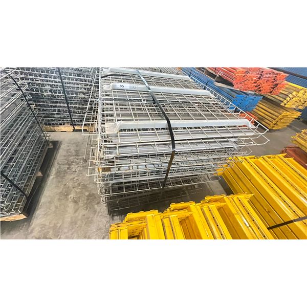 PALLET RACKING MESH DECK SHELVING (32 PCS.) - APPROX. 46" X 43"