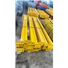 Image 2 : YELLOW PALLET RACKING 8FT (4") SIDE RAILS (42 PCS.)