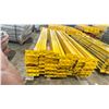Image 3 : YELLOW PALLET RACKING 8FT (4") SIDE RAILS (42 PCS.)