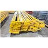 Image 2 : YELLOW PALLET RACKING 8FT (4") SIDE RAILS (42 PCS.)