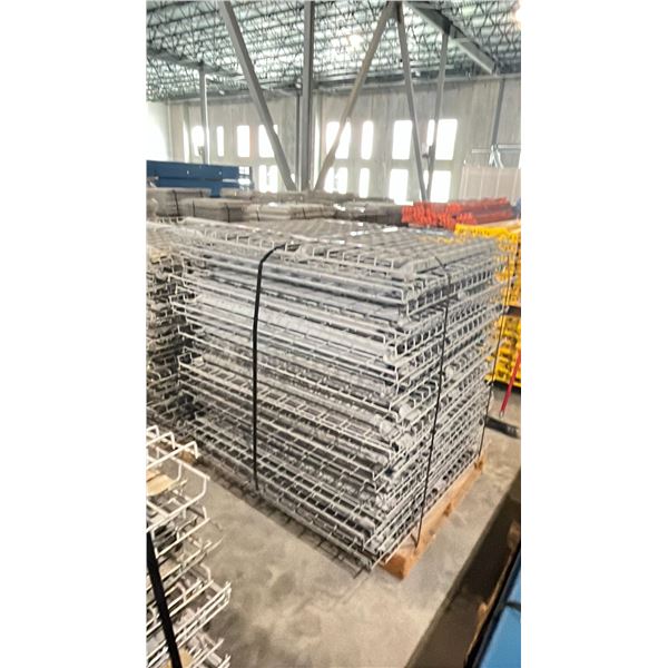 PALLET RACKING MESH DECK SHELVING (42 PCS.) - APPROX. 46" X 45"