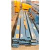 Image 3 : BLUE PALLET RACKING 12FT (6 1/2") SIDE RAILS (26 PCS.)