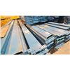 Image 3 : BLUE PALLET RACKING 12FT (6 1/2") SIDE RAILS (25 PCS.)