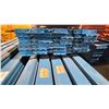 Image 2 : BLUE PALLET RACKING 8FT (4") SIDE RAILS (APPROX.48 PCS.)