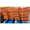 Image 2 : ORANGE PALLET RACKING 8FT (3") SIDE RAILS (56 PCS.)