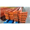 Image 2 : ORANGE PALLET RACKING 8FT (3") SIDE RAILS (64 PCS.)