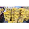 Image 2 : YELLOW PALLET RACKING 8FT (4") SIDE RAILS (35 PCS.)