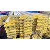 Image 2 : YELLOW PALLET RACKING 8FT (4") SIDE RAILS (42 PCS.)
