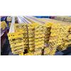 Image 2 : YELLOW PALLET RACKING 8FT (4") SIDE RAILS (42 PCS.)