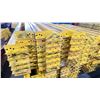 Image 2 : YELLOW PALLET RACKING 8FT (4") SIDE RAILS (33 PCS.)