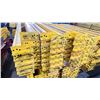 Image 2 : YELLOW PALLET RACKING 8FT (4") SIDE RAILS (41 PCS.)