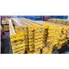 Image 2 : YELLOW PALLET RACKING 8FT (4") SIDE RAILS (49 PCS.)
