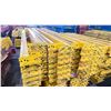 Image 2 : YELLOW PALLET RACKING 8FT (4") SIDE RAILS (44 PCS.)