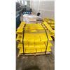 Image 2 : YELLOW PALLET RACKING SAFETY GUARDS (32) - APPROX. 41 1/2" X 6"