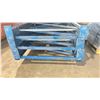 Image 2 : BLUE PALLET RACKING UPRIGHTS (6 PCS.) - APPROX. 20'H X 42" WITH 3" X 7 1/4"