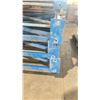 Image 3 : BLUE PALLET RACKING UPRIGHTS (6 PCS.) - APPROX. 20'H X 42" WITH 3" X 7 1/4"