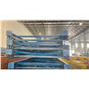 Image 2 : BLUE PALLET RACKING UPRIGHTS (6 PCS.) - APPROX. 20'H X 42"W WITH 3 1/2" X 4" X 1/8" BASES