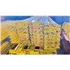 Image 2 : YELLOW PALLET RACKING 8FT (4") SIDE RAILS (35 PCS.)