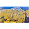 Image 2 : YELLOW PALLET RACKING 8FT (4") SIDE RAILS (34 PCS.)