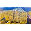 Image 2 : YELLOW PALLET RACKING 8FT (4") SIDE RAILS (30 PCS.)