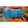 Image 2 : BLUE PALLET RACKING 8FT (4") SIDE RAILS (36 PCS.)