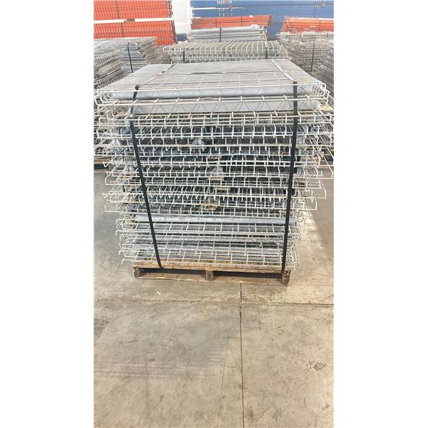 PALLET RACKING MESH DECK SHELVING (30 PCS.) - APPROX. 46" X 43"