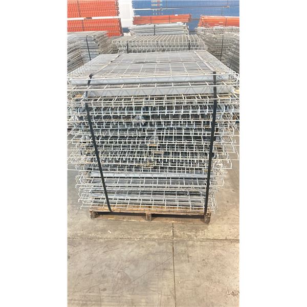 PALLET RACKING MESH DECK SHELVING (36 PCS.) - APPROX. 46" X 43"