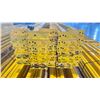 Image 2 : YELLOW PALLET RACKING 8FT (4") SIDE RAILS (30 PCS.)