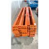 Image 3 : ORANGE PALLET RACKING 8FT (3") SIDE RAILS (55 PCS.)
