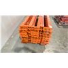 Image 2 : ORANGE PALLET RACKING 8FT (4") SIDE RAILS (56 PCS.)