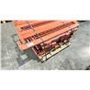 Image 2 : ORANGE PALLET RACKING SHELVING SUPPORT BRACES (100 PCS.) APPROX. 42"