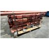 Image 3 : ORANGE PALLET RACKING SHELVING SUPPORT BRACES (100 PCS.) APPROX. 42"