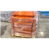 Image 2 : ORANGE PALLET RACKING SHELVING SUPPORT BRACES (257 PCS.) APPROX. 42"