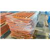 Image 2 : ORANGE PALLET RACKING SHELVING SUPPORT BRACES (258 PCS.) APPROX. 42"