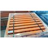 Image 3 : ORANGE PALLET RACKING SHELVING SUPPORT BRACES (258 PCS.) APPROX. 42"